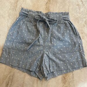 Bohmè dressy shorts (blue with white polka dots)